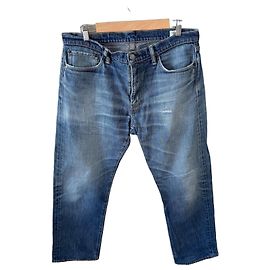 Levi's 504 Regular Straight Blue Denim Jeans Blue