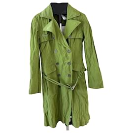Autre Marque Trench Extè Verde Verde