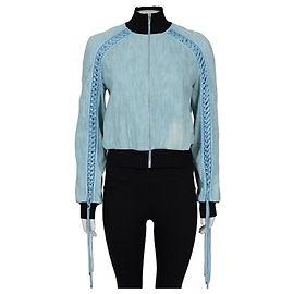 Giacca in cotone azzurro Christian Dior - Taglia 40 Usato Altro