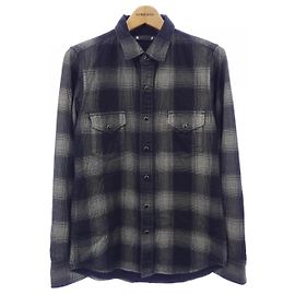 Autre Marque Camicia a quadri Minedenim Marrone Nero