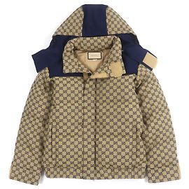 Gucci Cotton Down Jacket Beige