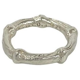 Tiffany & Co. Vintage Bamboo Band Ring Silber