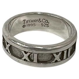 Tiffany & Co Tiffany Vintage Atlas Band Ring Silber
