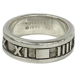 Tiffany & Co Tiffany Vintage Atlas Band Ring Silvery