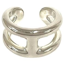 Hermès Osmos GM Ring Silber Silber