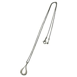 Tiffany & Co Colar Tiffany Vintage Open Teardrop Prata