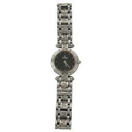 Fendi 750L Orologi FF Logo Aço Inoxidável Relógio de Quartzo Outro