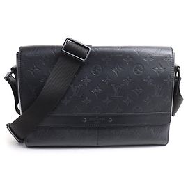 Louis Vuitton Sprinter Messenger Shoulder Bag Black