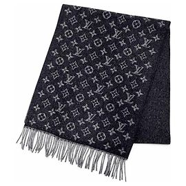 Louis Vuitton Echarpe Monogram Gradient Stole Brown Black