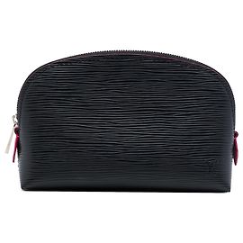 Louis Vuitton Kosmetiktasche aus schwarzem Epi-Leder Schwarz