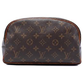 Louis Vuitton Neceser 25 Marrón Monogram Castaño