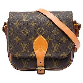 Louis Vuitton Marron Monogram Cartouchiere PM Marron