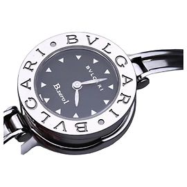 Bulgari Reloj Bvlgari B.zero1 de acero, esfera negra Negro Hardware de plata