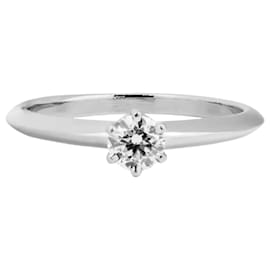 Tiffany & Co. Anello Soleste in Diamante e Platino PT950 Argento