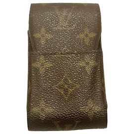 Louis Vuitton Zigarettenetui Monogram Canvas Braun
