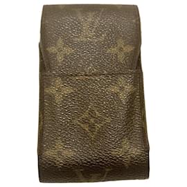 Louis Vuitton Monogram Canvas Cigarette Case Brown