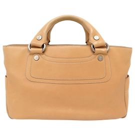 Céline CELINE BOOGIE NATURAL LEATHER HANDBAG BEIGE 32CM Beige