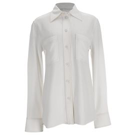 Stella Mc Cartney Camicia con bottoni Stella McCartney in viscosa bianca Bianco