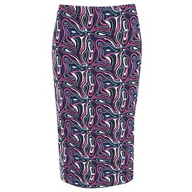 Jupe midi en maille jacquard imprimée Emilio Pucci en polyamide multicolore Multicolore