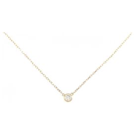 Autre Marque Collier en diamant Au750 Doré