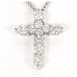 Autre Marque Platinum Diamond Necklace Other