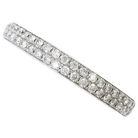 Autre Marque 18K Weißgold-Ring mit Diamant Golden