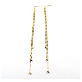 Autre Marque 18K Yellow Gold Drop Earrings Golden