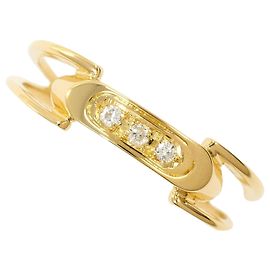 Autre Marque 18K Gelbgold Diamantring Golden
