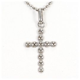 Autre Marque Collier en or blanc 18K Doré