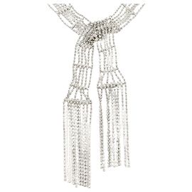 Autre Marque Colar em ouro branco 18K Dourado