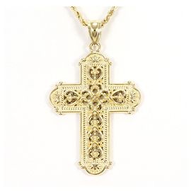Autre Marque Colar de ouro 10K branco e amarelo Dourado