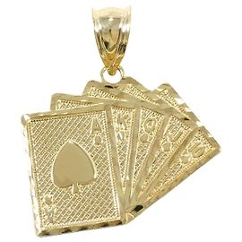 Autre Marque Pendente in oro giallo 10K D'oro