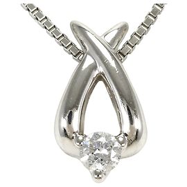 Autre Marque Colar de platina e diamantes PT850 Outro