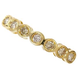 Autre Marque 18K Gelbgold-Ring mit Diamant Golden