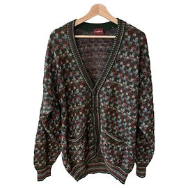 Missoni Cardigan Braun Rot Blau Grün
