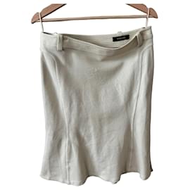 Falda midi beige Versace Beige