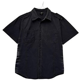 Camicia a maniche corte Just Cavalli Nero