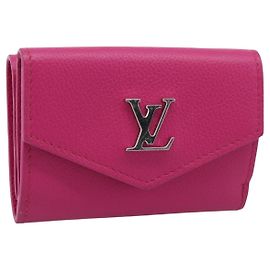 LOUIS VUITTON Portefeuille Rock Mini Wallet Leather Pink M81886 LV Auth 186174M Pink