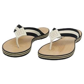 Sandales CHANEL COCO Mark Beach en bois Beige CC Authentique 186134M Beige