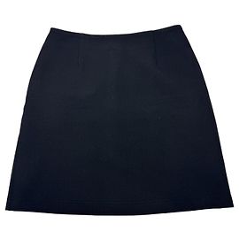 Armani Jeans Black A-Line Skirt Black
