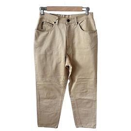 Giorgio Armani Jeans Beige de Algodón Beige