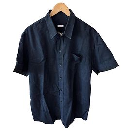 Versace Jeans Couture VJC Camicia a Maniche Corte Nero