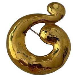 Yves Saint Laurent Broche Cassandre Dorée Doré