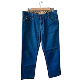 Jean en denim bleu Burberry London Bleu