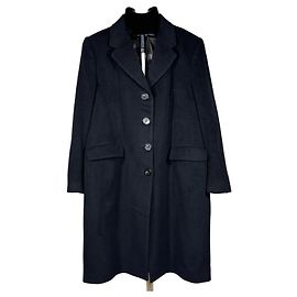 Cappotto in misto lana nero Burberry Nero