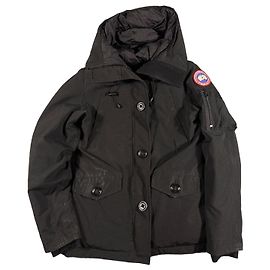 Parka Canada Goose Montebello 2530L Black Down Coat Jacket Mujer S Hecha en Canadá - CJ376 Negro
