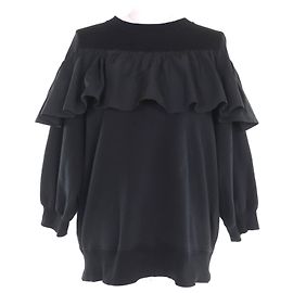 Moletom de algodão Valentino Preto