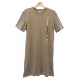 Cut Kleid Hermès Braun