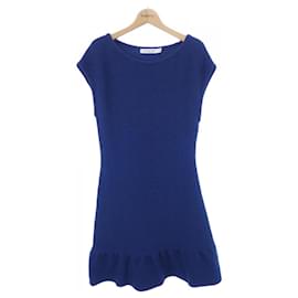 Robe Christian Dior Bleu Bleu Marine