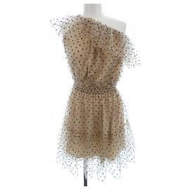 Gucci Kleid Schwarz Beige Andere